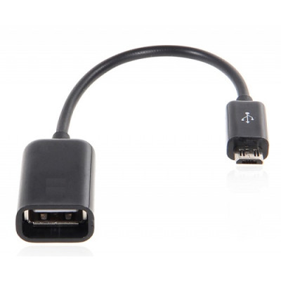 Добави още лукс Джаджи USB OTG кабел Micro USB за Lenovo Yoga и други таблети черен